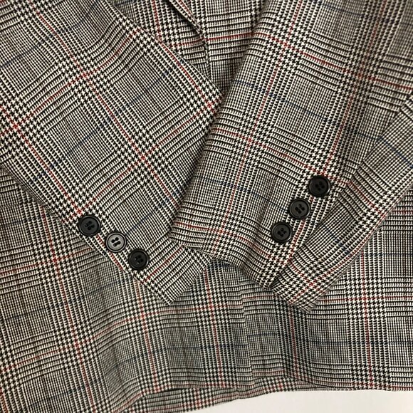 Saks Fit Avenue women gray blazer size 8 M casual style - Picture 9 of 15